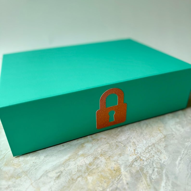 Orange Glitter Showgirl Gift Box