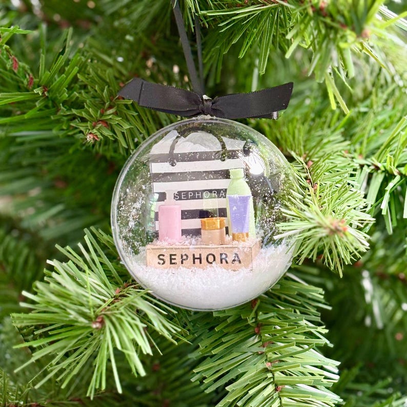 Handmade Sephora Christmas Ornament