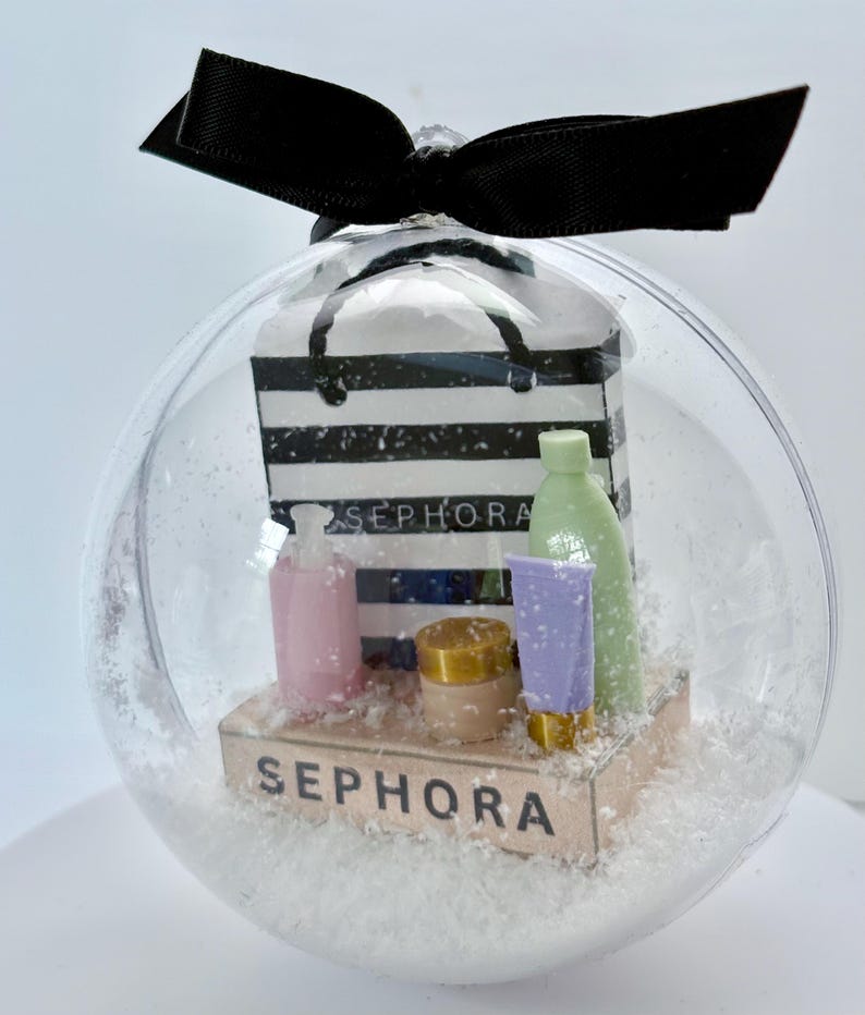 Handmade Sephora Christmas Ornament