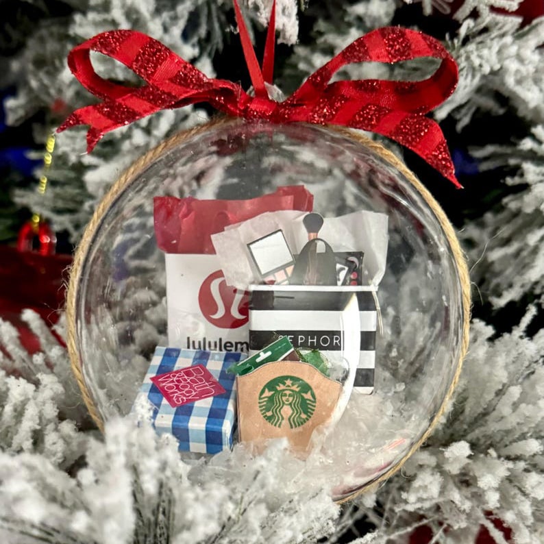 Multi Store Package Christmas Ornament