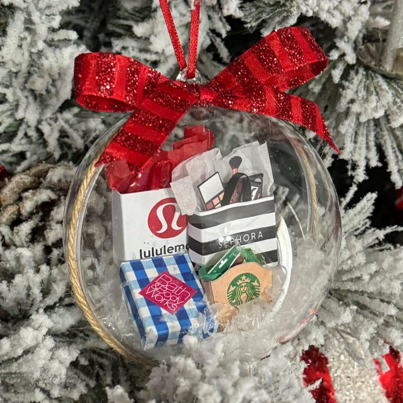 Multi Store Package Christmas Ornament