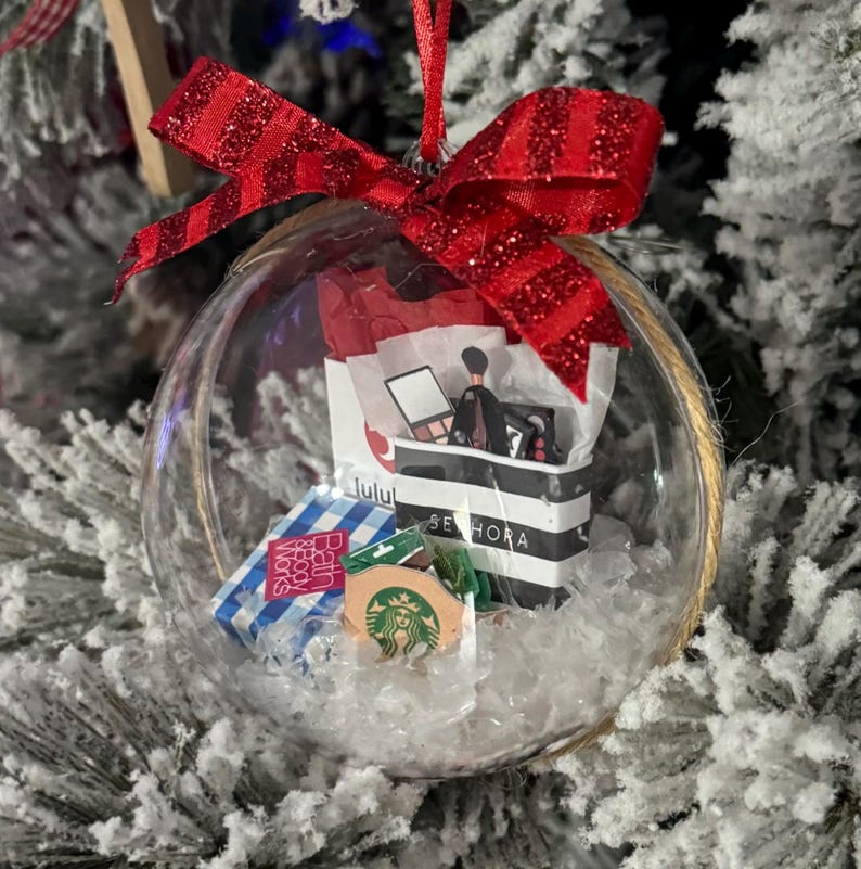 Multi Store Package Christmas Ornament