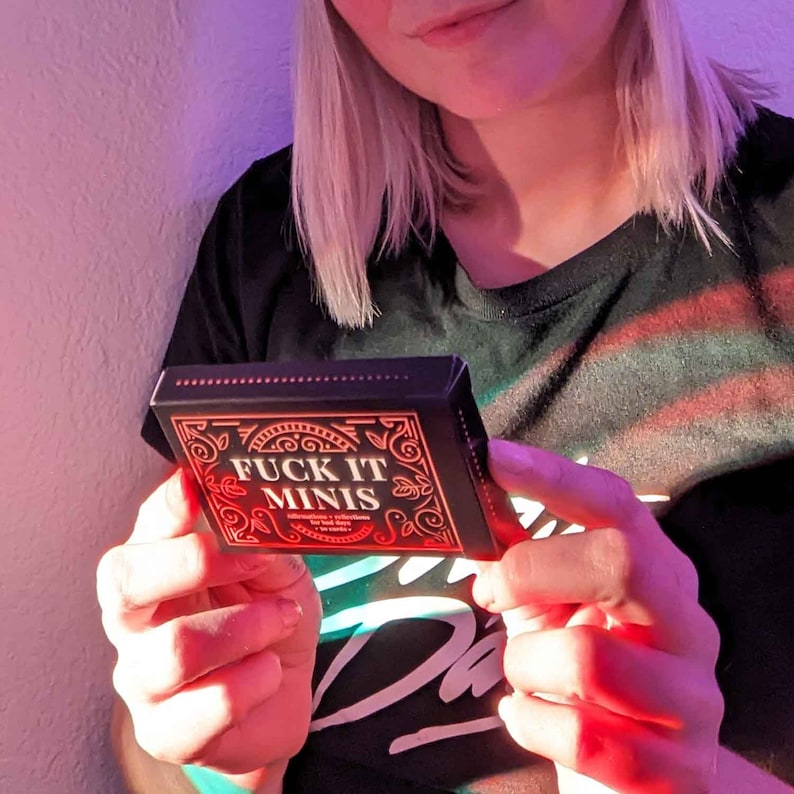 Funny Rude Affirmation Card Deck