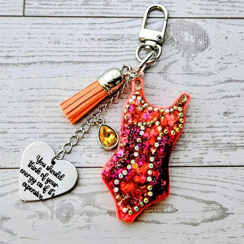 Orange Showgirl Era Bodysuit Keychain