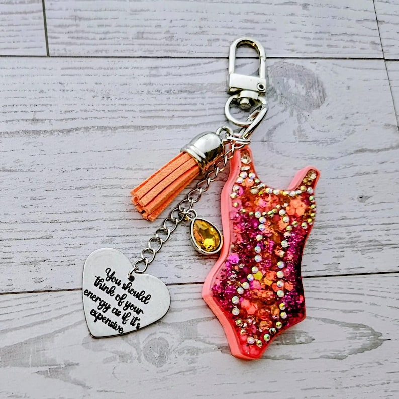 Orange Showgirl Era Bodysuit Keychain