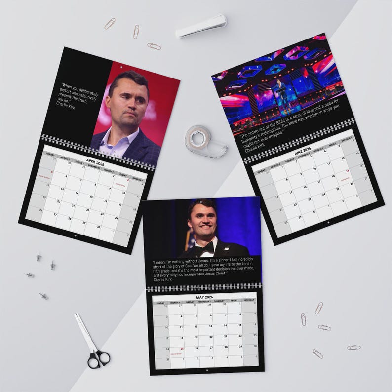 Charlie 2026 Inspirational Wall Calendar