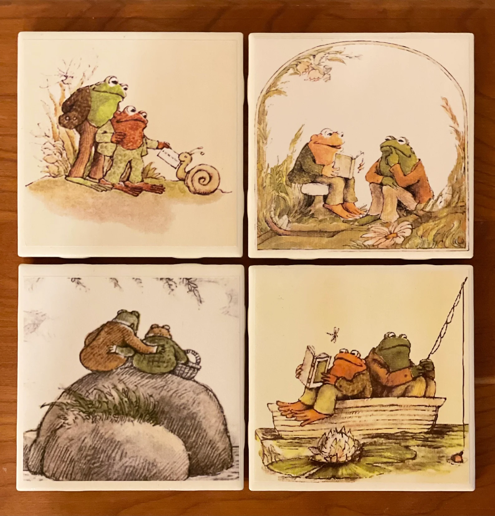 Frog & Toad  Coasters(Set of 4)