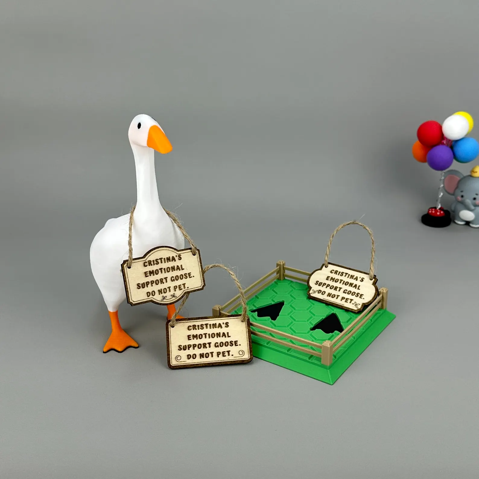 Emotional Support Goose Desk Buddy