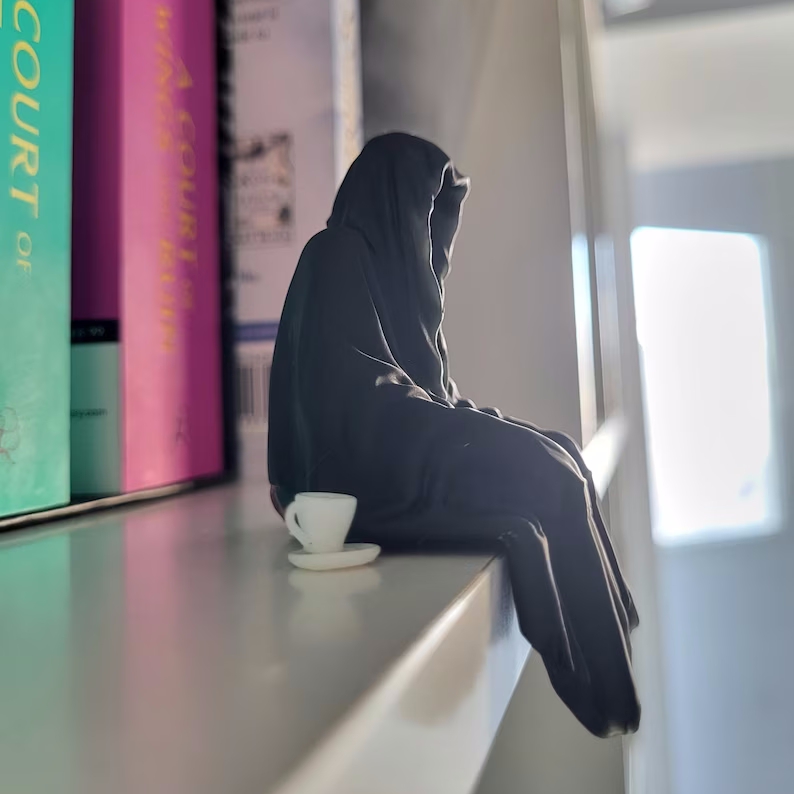 Grim Reaper Inspiration Bookshelf Figurine - CollectibleJoy