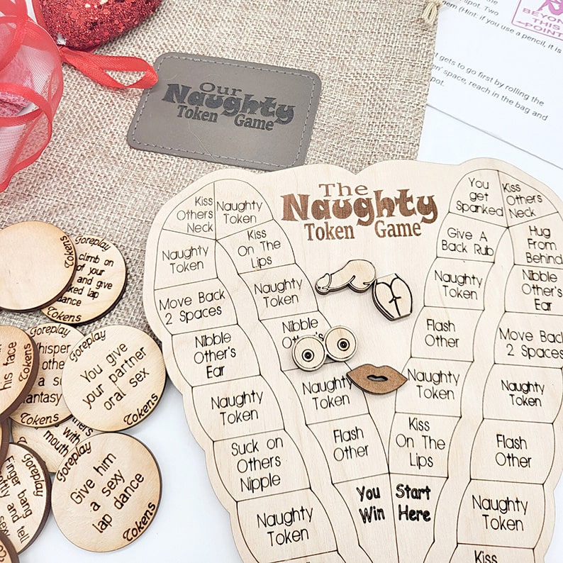 Naughty Token Board Game - CollectibleJoy