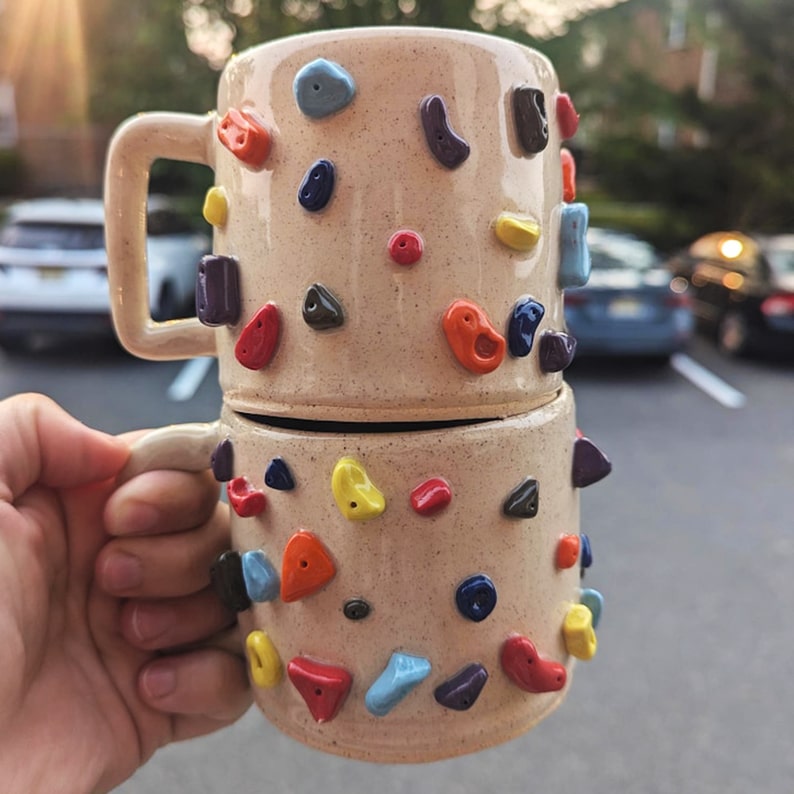 Ceramic Rock Climbing Mug