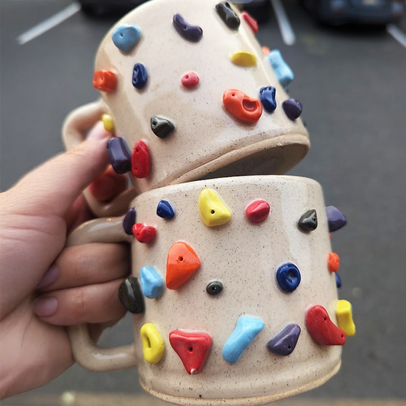 Ceramic Rock Climbing Mug