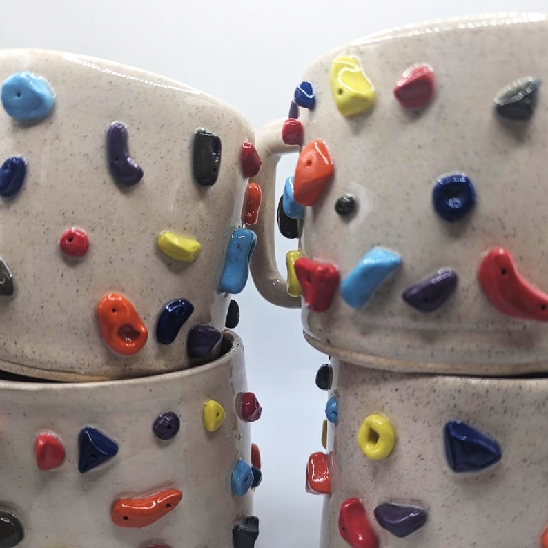 Ceramic Rock Climbing Mug