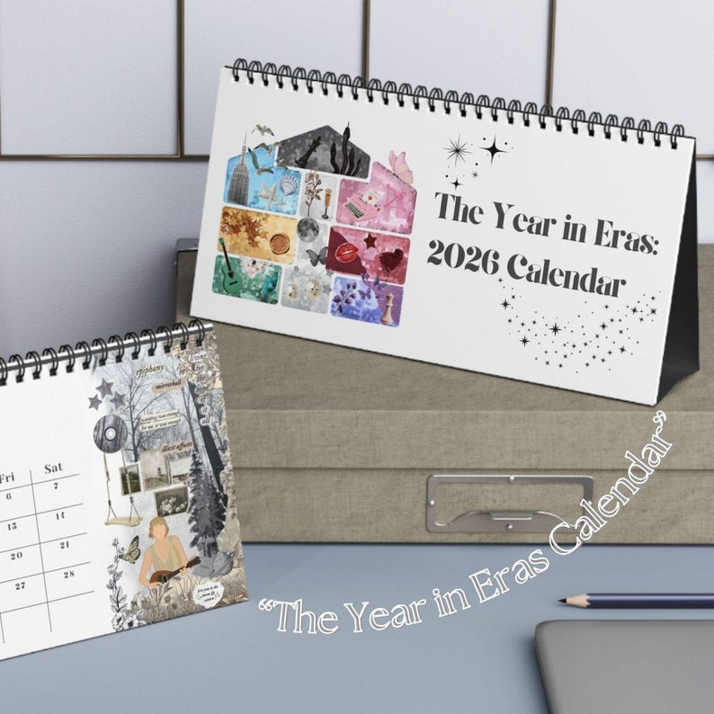 Taylor Swift 2026 Eras Desktop Calendar