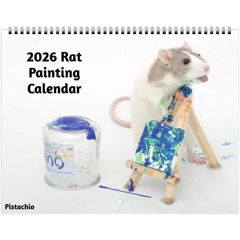 2026 Rat Painting Calendar