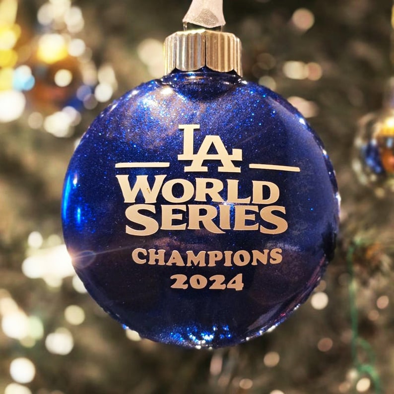 2024 World Series Dodgers Ornament