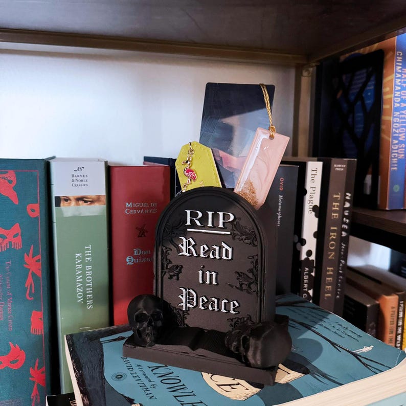 Spooky Gravestone Bookmark Holder