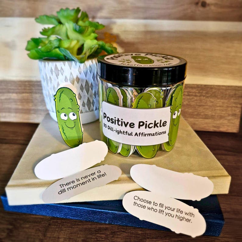 Positive Pickle Affirmation Jar