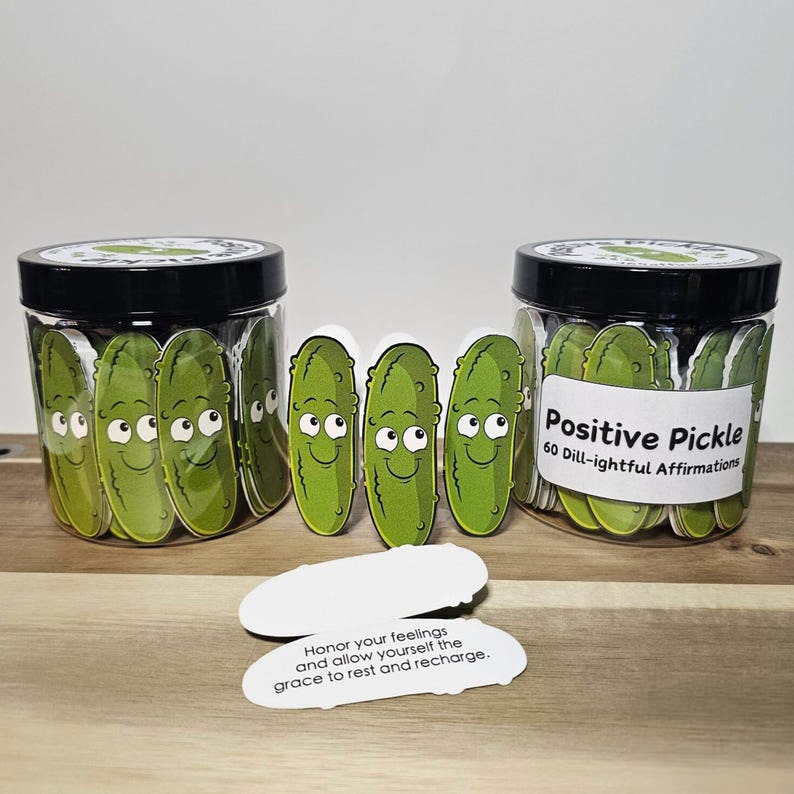 Positive Pickle Affirmation Jar