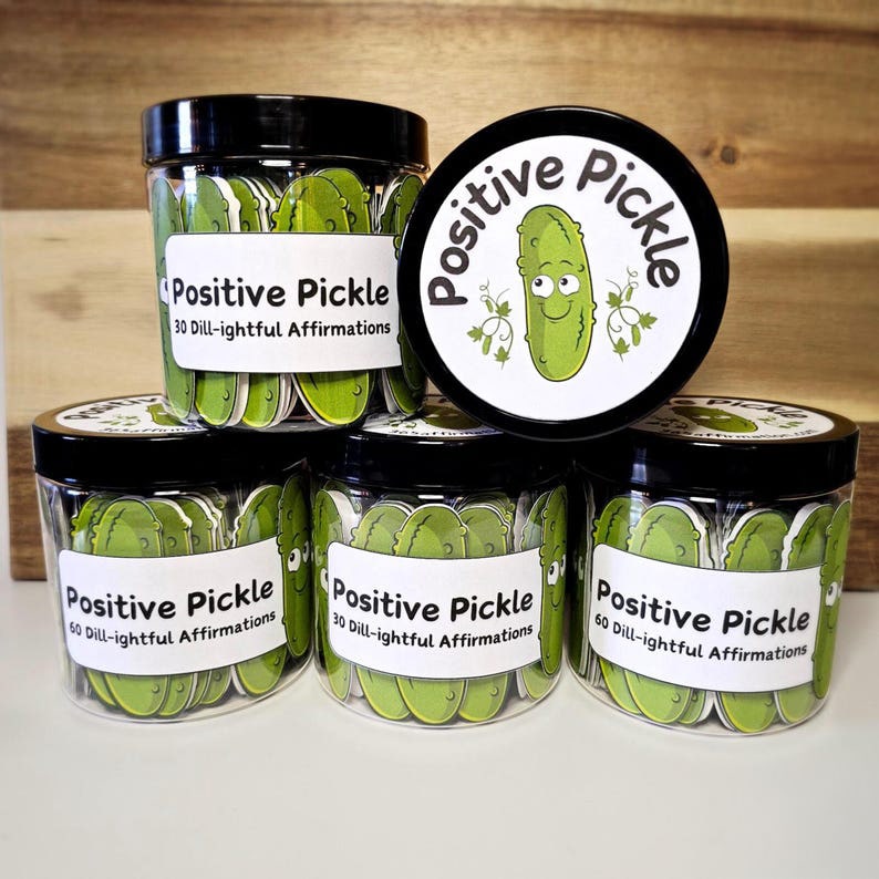 Positive Pickle Affirmation Jar