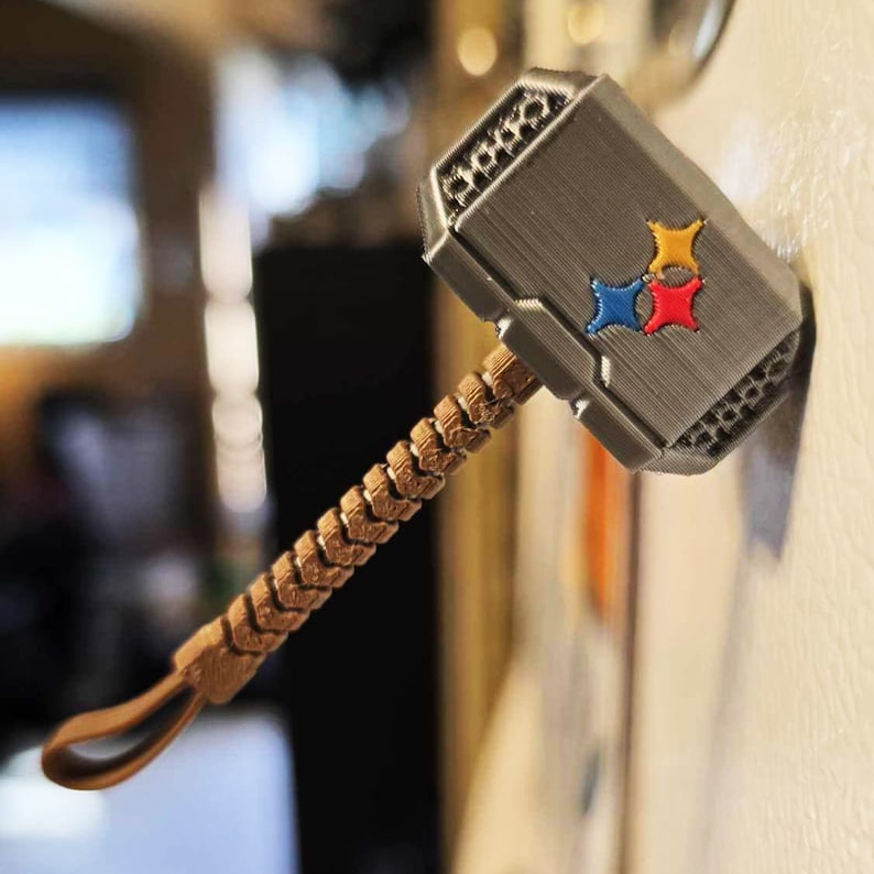 NFL Team Thor Hammer Fridge Magnet