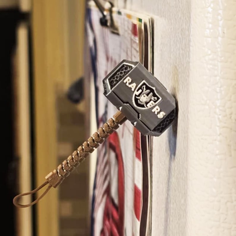 NFL Team Thor Hammer Fridge Magnet