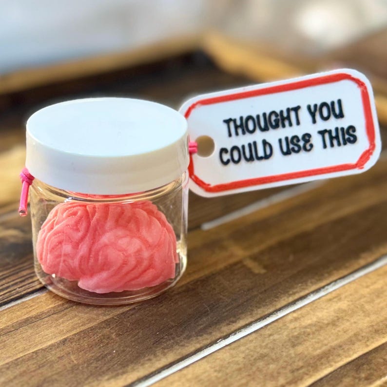 Funny Brain-in-a-Jar Gag Gift