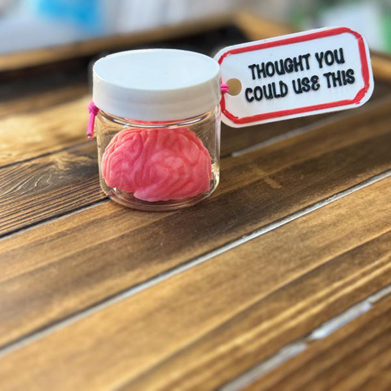 Funny Brain-in-a-Jar Gag Gift
