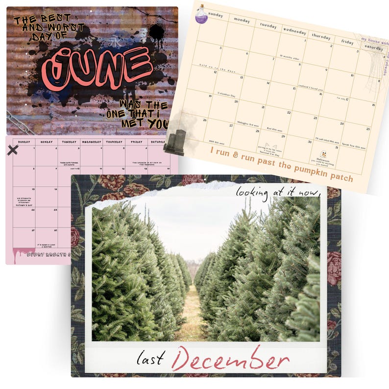 Taylor 2025 Lyrical & Easter Egg Wall Calendar