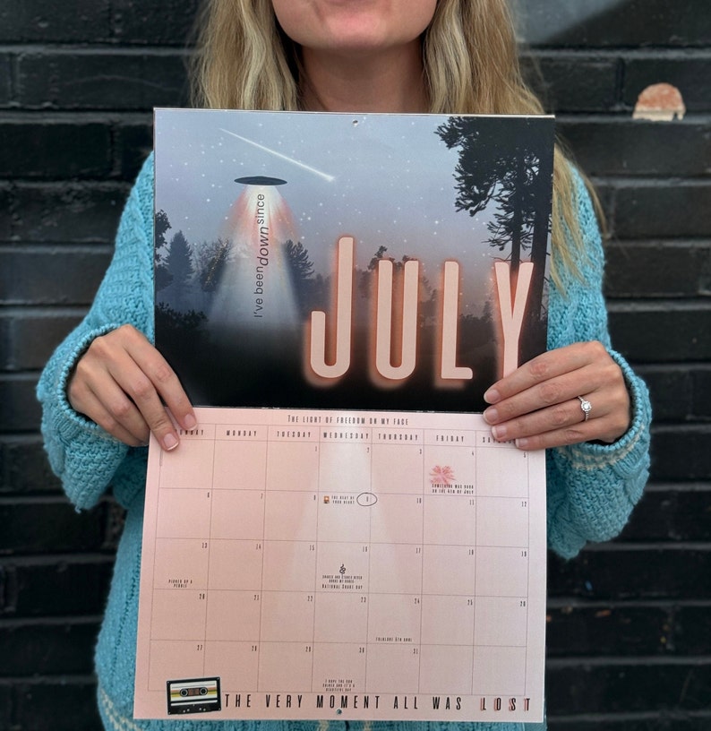 Taylor 2025 Lyrical & Easter Egg Wall Calendar