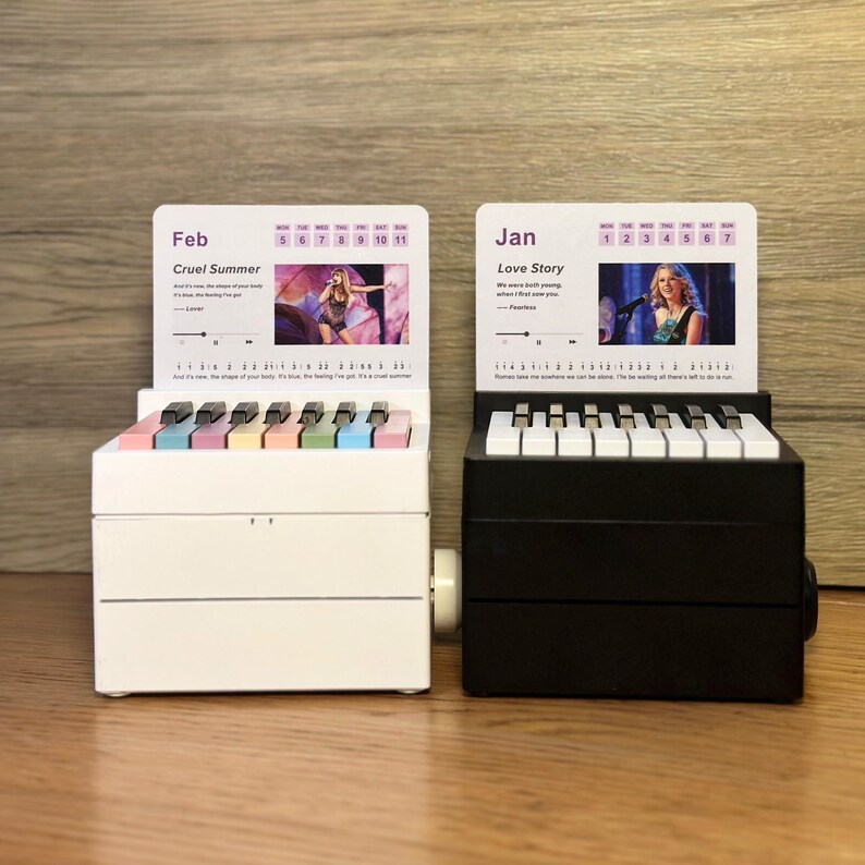 Taylor Swift Piano Calendar 2024 with Music Sheets - CollectibleJoy
