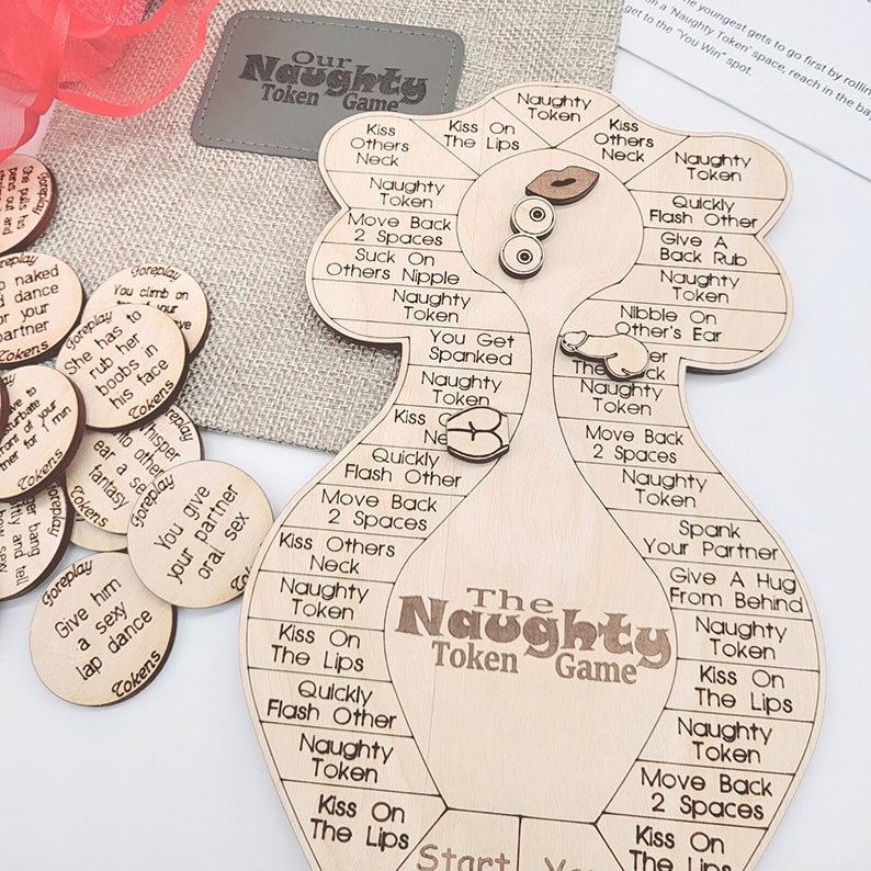 Naughty Token Board Game - CollectibleJoy