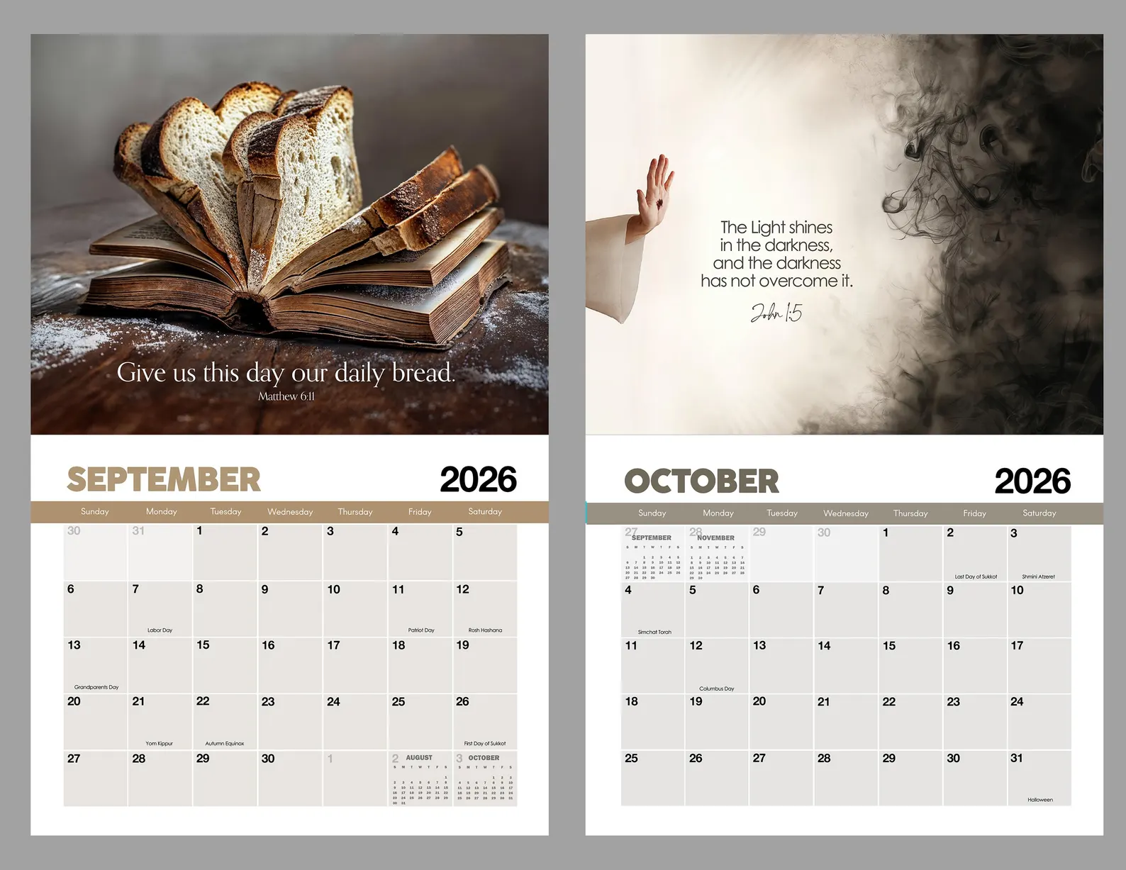 2026 Christian Artwork Calendar