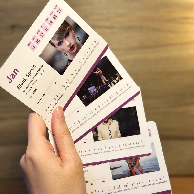 Taylor Swift Piano Calendar 2024 with Music Sheets - CollectibleJoy