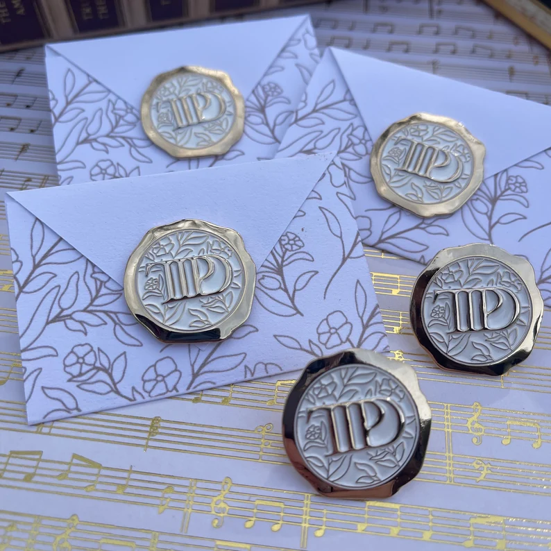 TTPD 3D Wax Seal Enamel Pin - CollectibleJoy