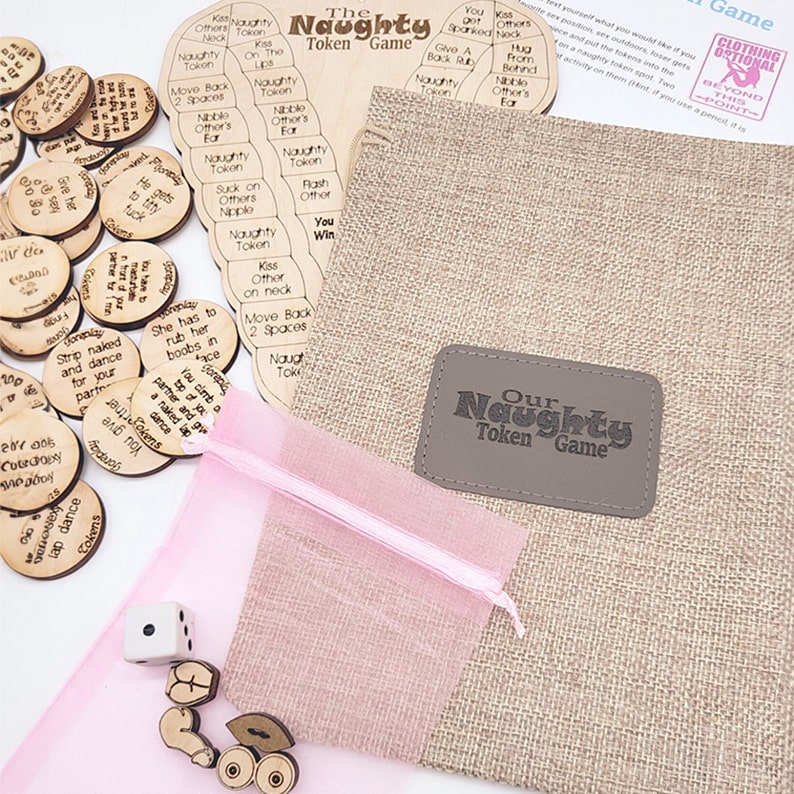 Naughty Token Board Game - CollectibleJoy