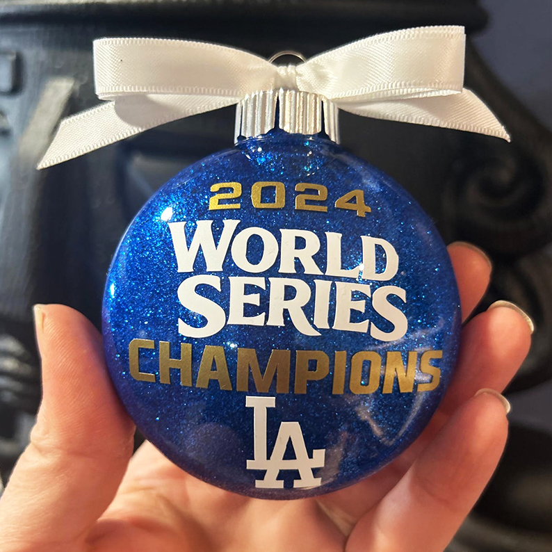 2024 World Series Dodgers Ornament