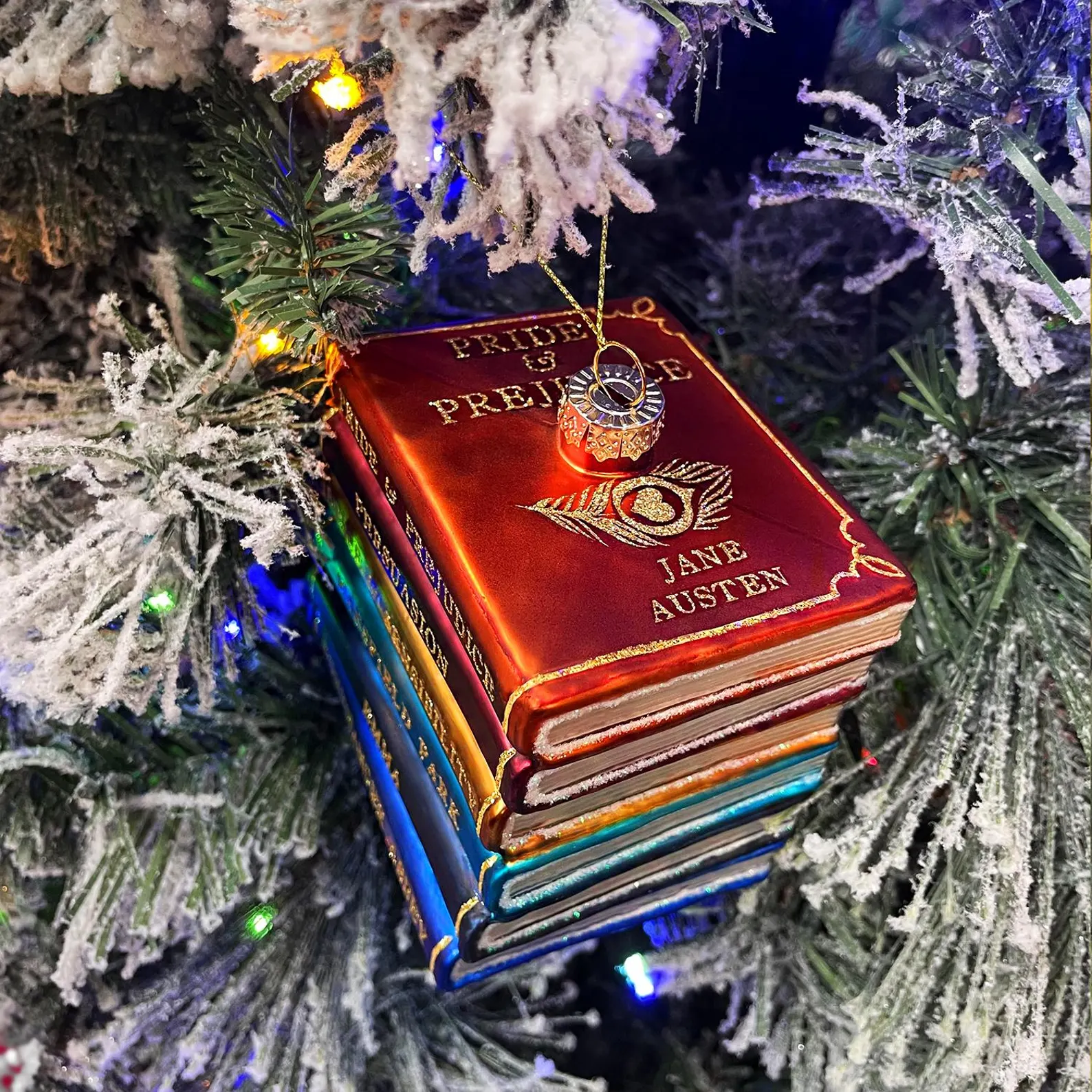 Jane Austen Christmas Tree Ornament