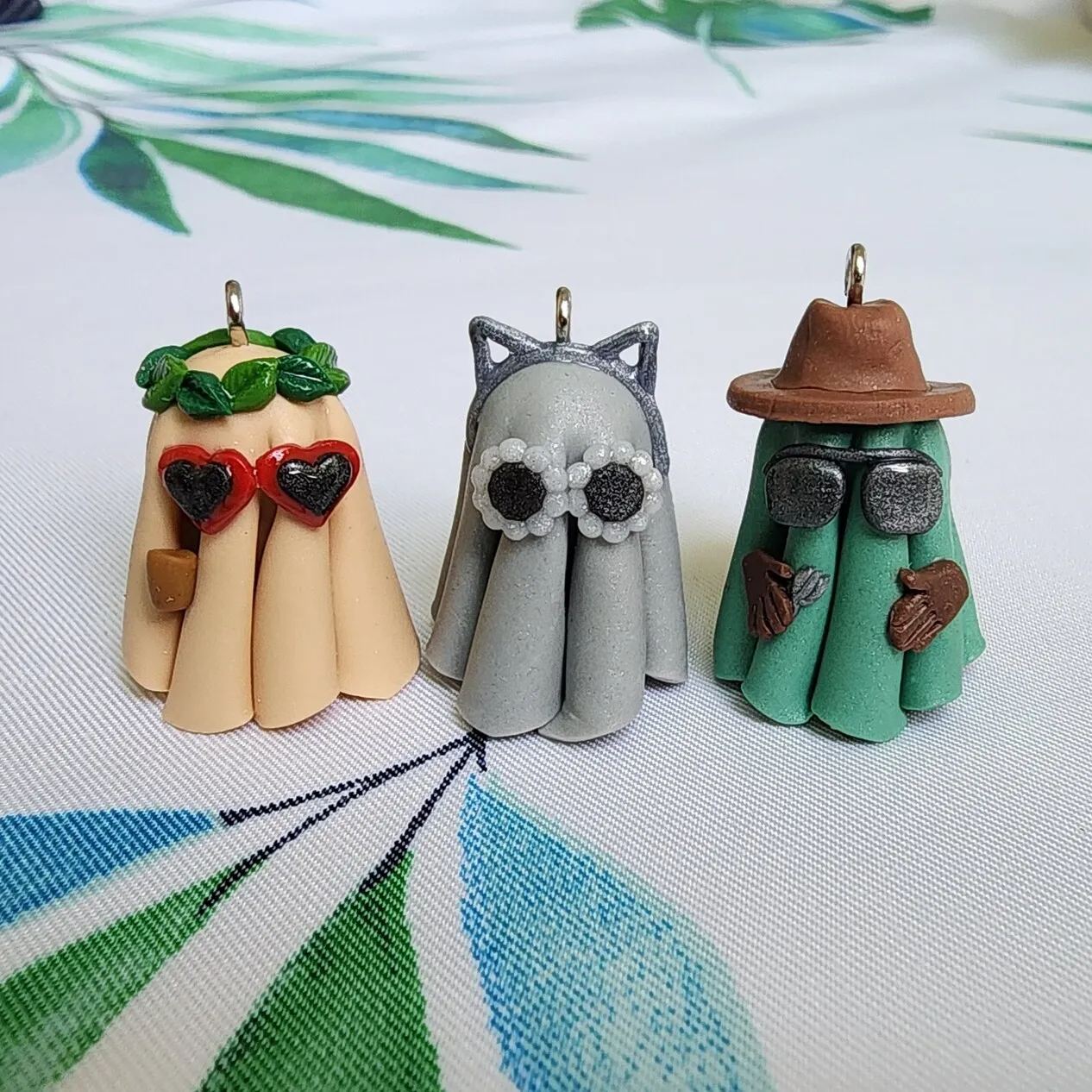 Anti-Hero Ghosts Polymer  Earring