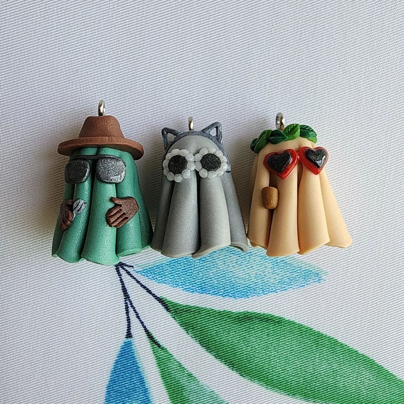Anti-Hero Ghosts Polymer Earring