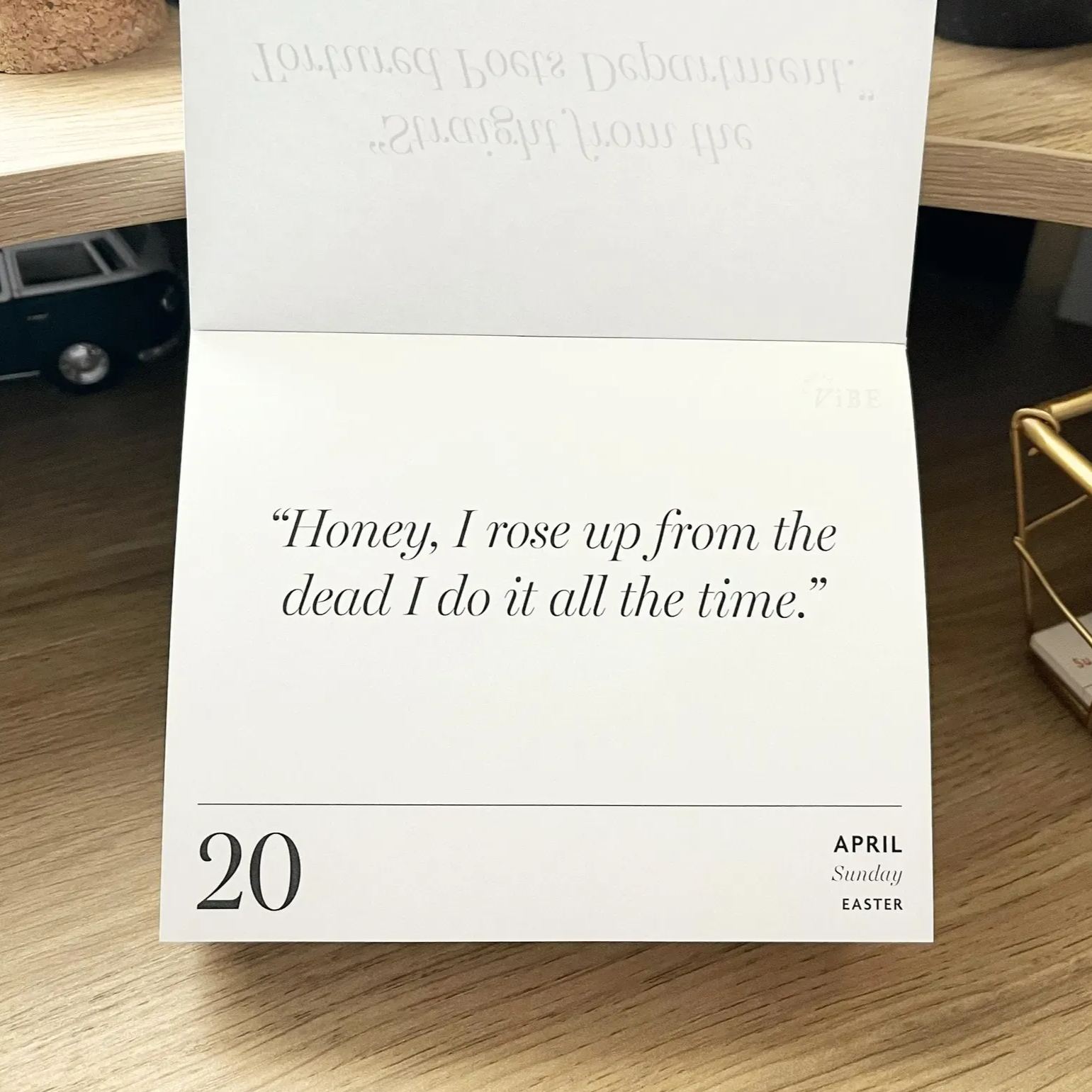 Daily Swiftie Desktop Calendar
