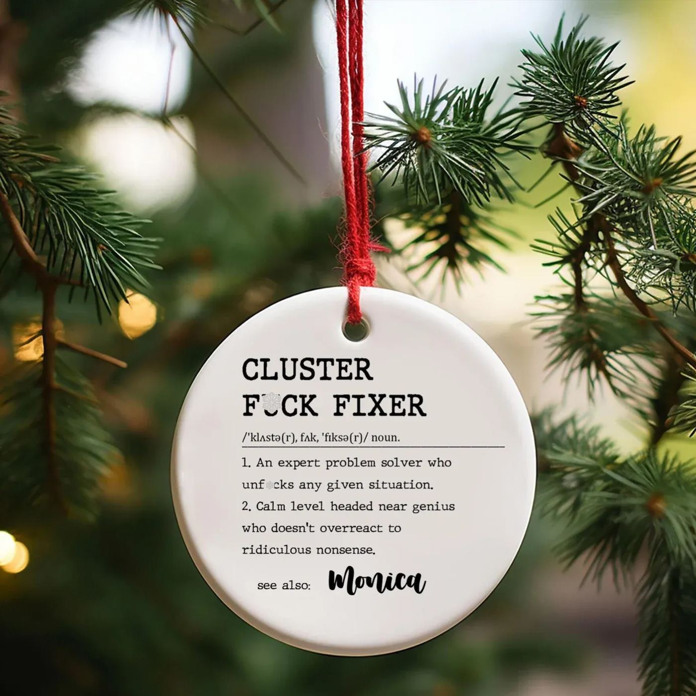 Cluster Fuck Fixer Ornament