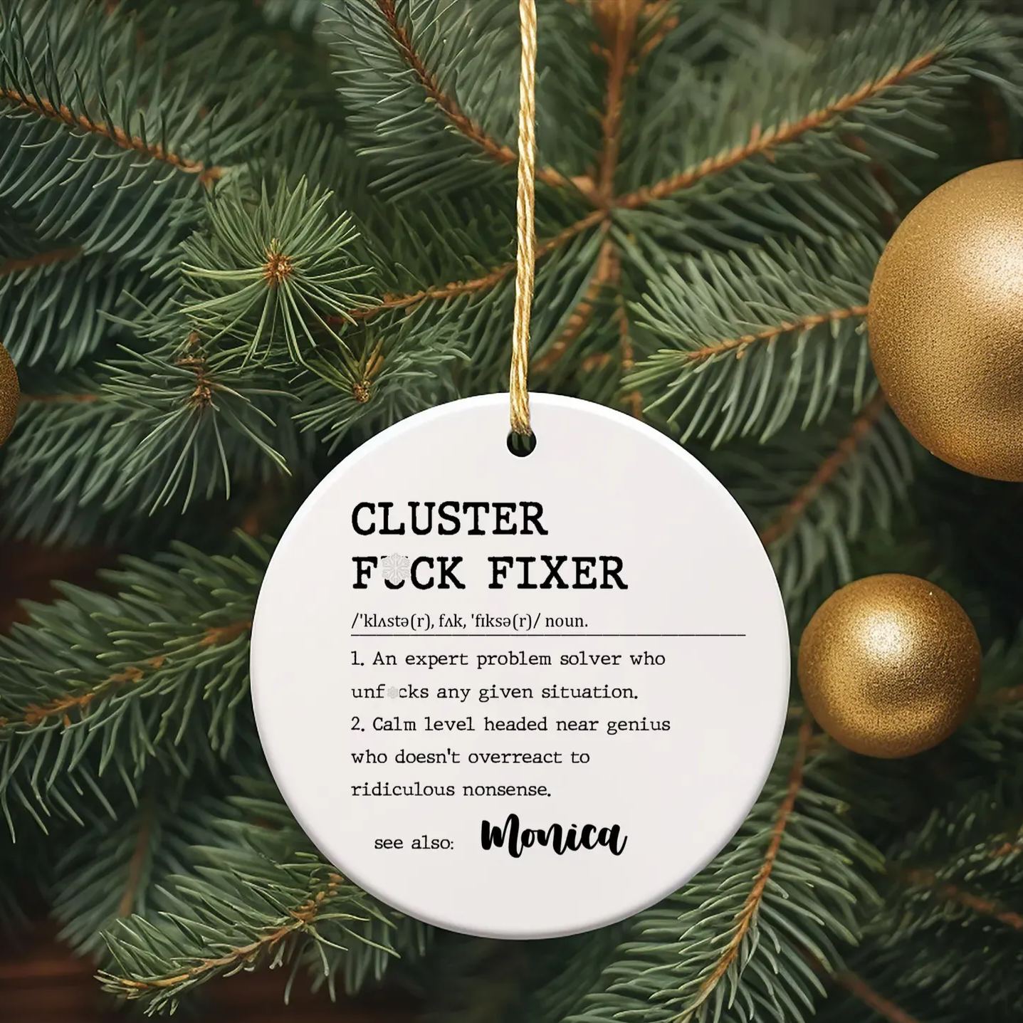 Cluster Fuck Fixer Ornament