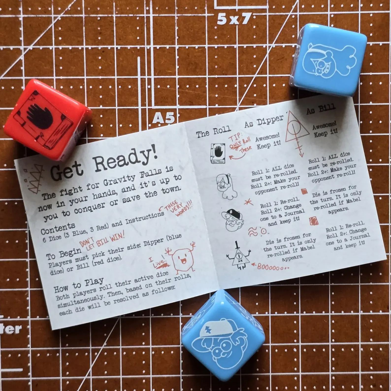 A Dice Game for Two (Inspired by Gravity Falls)