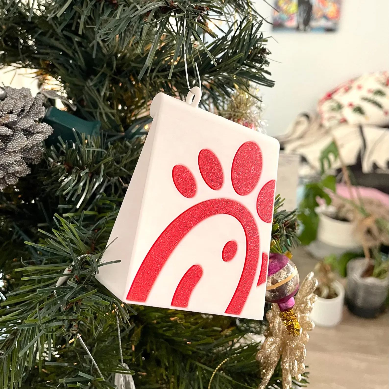Chick-Fil-A Christmas Tree Ornament