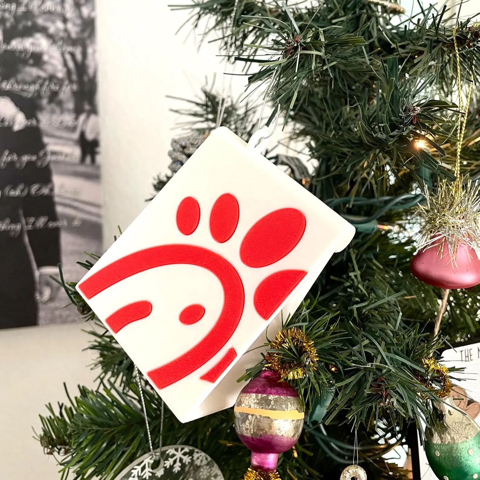 Chick-Fil-A Christmas Tree Ornament