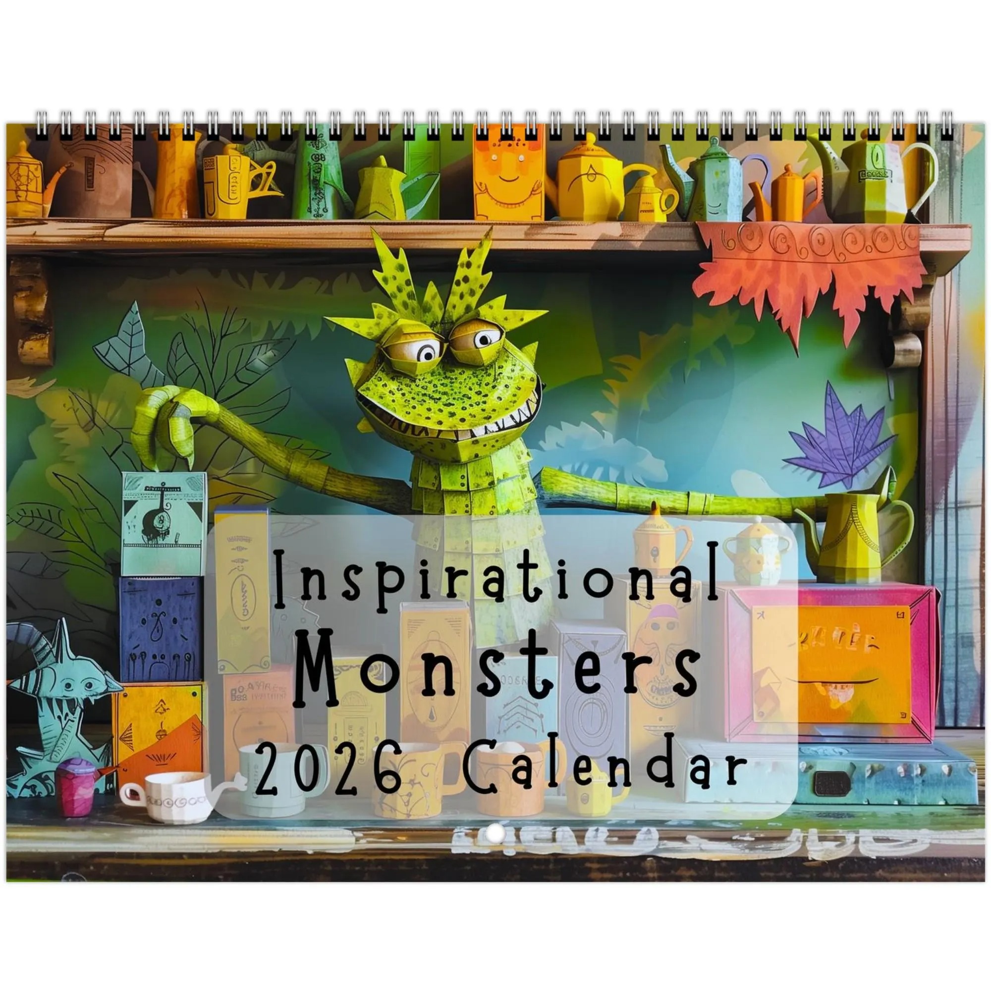Inspirational Monsters – 2026 Wall Calendar