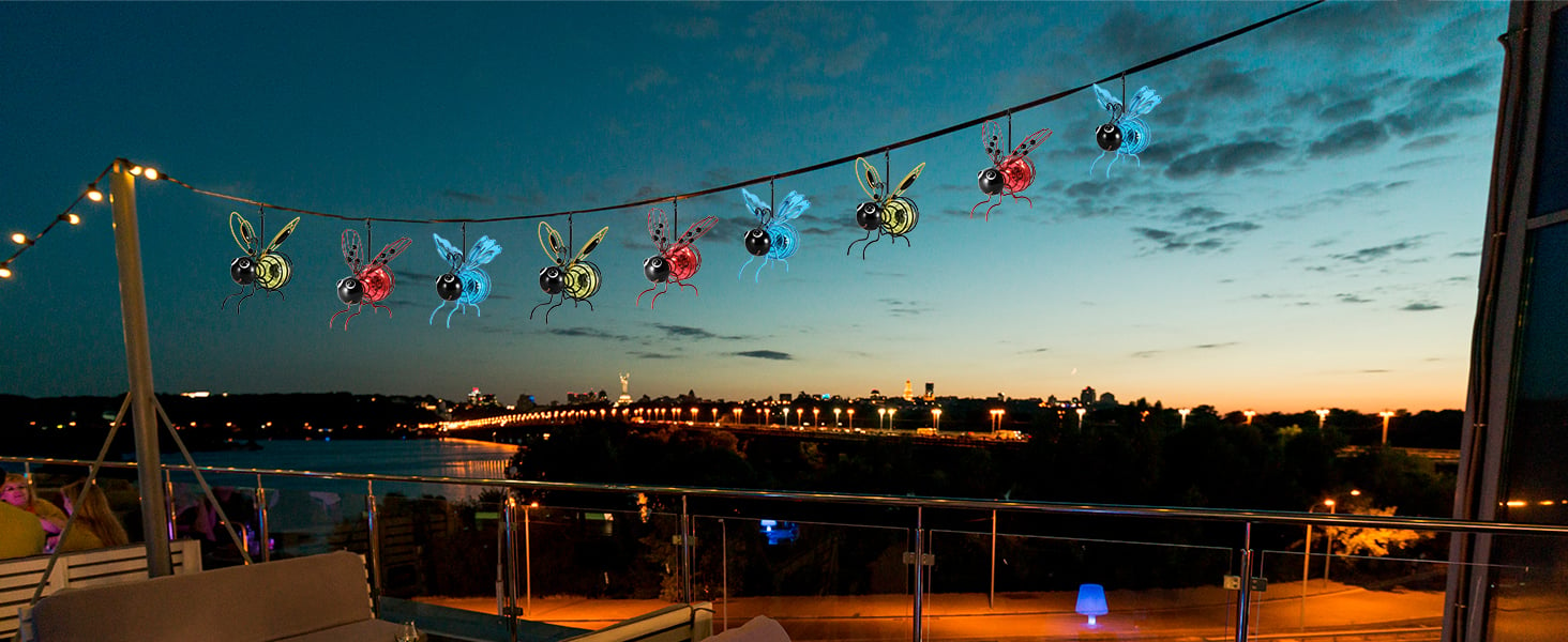 solar hanging insect lights