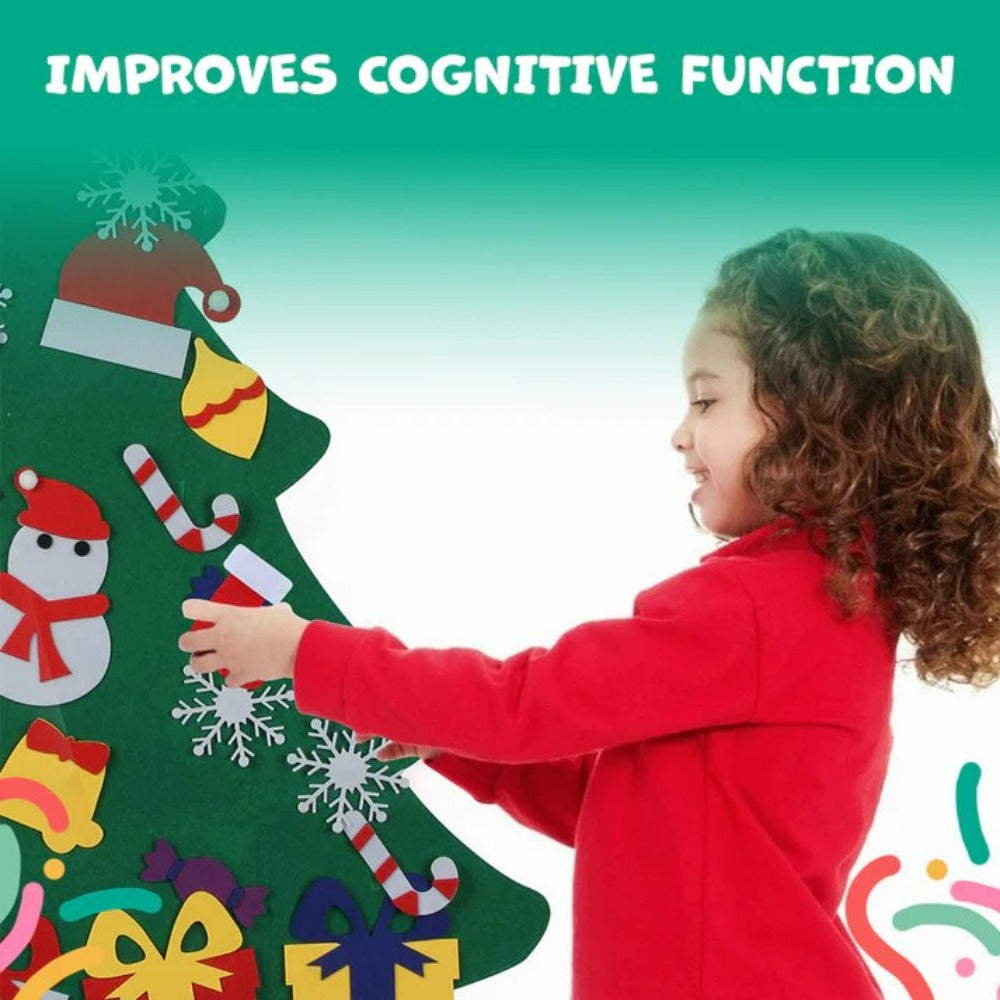 Light Up DIY Felt Christmas Tree