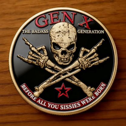GEN X Coin – The Ultimate Tribute to the Badass Generation